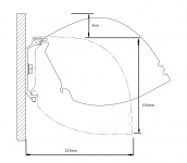 Kauber Red Label Tensioned BT Cinema 122" 16:9 152x270 дроп 50 см. Microperf MW